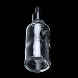 Baoblaze 6 Packs 50ml Refillable Glass Dropper Bottles - Multi-purpose Empty Essential Oil Vials