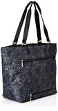 Baggallini Womens Carryall Tote, Onyx Floral