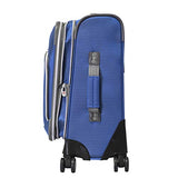 Olympia Tuscany 21" Expandable Carry-on Spinner, Blue