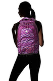Roxy Junior'S Huntress Backpack, Black Berry Chevron Geo, One Size