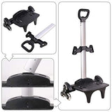 Yuelun Backpack Trolley - 6 Wheels Trolley Hand Aluminium Alloy Folding Hand Truck for Schoolbag/Luggage/Backpack