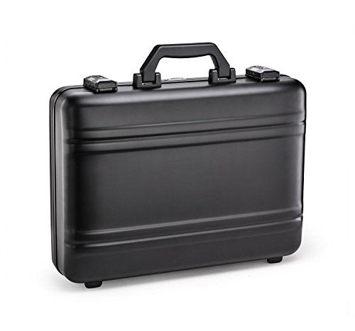 Zero Halliburton Premier Plus Aluminum Attache Case in Black