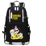 COSABZ Anime Banana Fish Backpack Shoulder Bag Laptop Bag Canvas Bag Rucksack (2)