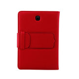 AutumnFall Folio Leather Case+Bluetooth Keyboard for Samsung GALAXY Tab S2 T710 (Red)