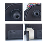 Yexin Rolling Backpack 18 Inch For School Travel With Rain Cover,Blue Galaxy (Color : Style B)