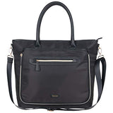 Kenneth Cole Reaction Women's Silky Polyester Top Zip 15" (RFID) Laptop Tote Black One Size
