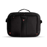 SWISSGEAR Jasper Expandable Organizer 15-inch Laptop Case | TSA-Friendly Carry-on | Travel, Work, School | Men's and Women's- Black