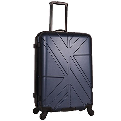 Ben Sherman 24" Abs 4-Wheel Check In Luggage, Navy