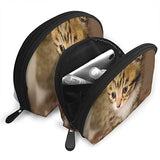 Pouch Zipper Toiletry Organizer Travel Makeup Clutch Bag Small Cat Portable Bags Clutch Pouch