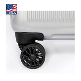 Revo Luna 22" Carry-On Luggage 19106-22 (Silver)