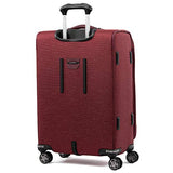 Travelpro Luggage Platinum Elite 25" Expandable Spinner Suitcase W/Suiter, Bordeaux