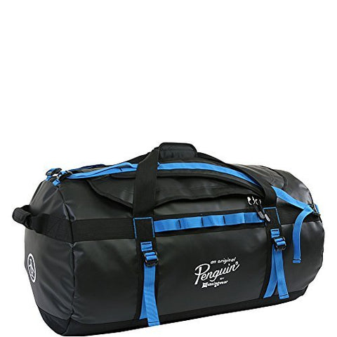 Original Penguin Luggage Large Duffel Bag, Black/Blue, One Size