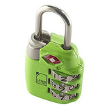 Lewis N. Clark Travel Sentry Large 3Dial Combo Lock, Green, One Size