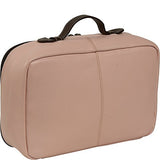 Piel Leather Hanging Cosmetic Utility Kit, Saddle, One Size