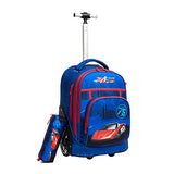 Lyln Rolling Wheeled Schoolbag School Backpacks Waterproof Outdoor Travelling Nylon Kids Trolley