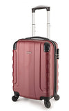 Travelcross Chicago Carry On Lightweight Hardshell Spinner Luggage - Red