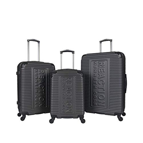 Kenneth Cole Reaction Mechanizer Black Luggage Set with Carry-On, Checked and Large Case