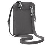 Baggallini Bryant Smartphone Pouch, Charcoal, One Size
