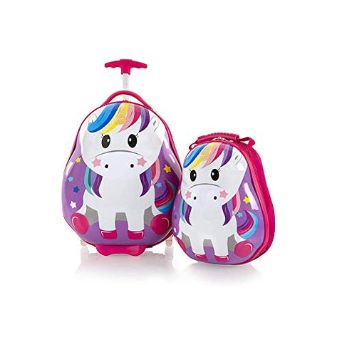 Heys America Travel Tots 18 Inch Luggage with Backpack for Kids - Unicorn