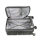 DELSEY Paris Luggage Cruise Lite Hardside 2.0 25" Checked Lightweight Suitcase, Platinum