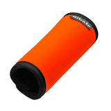 Hibate Soft Neoprene Luggage Handle Wrap Grips Tags - Fluorescent Orange, Pack of 10