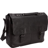 Kenneth Cole Reaction Modern Dilemma Pebbled Faux Leather Laptop & Tablet Business Case Travel Bag, 15” Laptop Portfolio