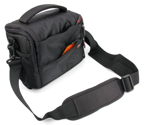 DURAGADGET Deluxe Quality, Shock-Absorbing & Water-Resistant Shoulder/Messenger Bag in Black &