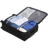 Amazonbasics Premium Expandable Softside Spinner Luggage With Tsa Lock- 29 Inch, Black