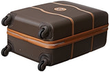 Delsey Luggage Chatelet 21 Inch Carry-On Spinner, Brown, One Size