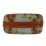 World Traveler Europe 2-Piece Carry-On Spinner Luggage Set with TSA Lock, Brown, One_Size