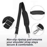 Adjustable Shoulder Strap Replacement Universal Padded Bag Strap by LAGRACERY with Metal Swivel
