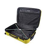 Mia Toro Italy Tosetti Hardside Spinner Luggage 3pc Set,Gold
