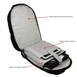 Dejuno Commuter Backpack Checkpoint-Friendly 15.6" Laptop Pocket - Heather Grey, One Size