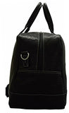 Kenneth Cole Reaction Leather 20" Duffel Bag-Carry-On Luggage (Black)