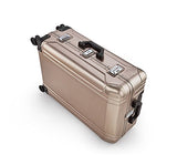 Zero Halliburton Geo Aluminum 3.0 26" 4-Wheel Spinner Travel Suitcase in Bronze
