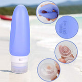 Travel Bottles, Wedama Leakproof Silicone Travel Containers with 6 Pcs TSA Approved Squeezable 3/2/1.25oz Travel Bottles & Accessories for Cosmetic Shampoo Conditioner Lotion Soap Liquids Toiletries