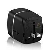 Bonazza Universal International Travel Adapter Kit With 4Amps 4 Usb Ports - Uk, Us, Au, Europe