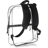Bags For Less Transparent Vinyl Security Backpack By All Clear Stadium Safety Travel Rucksack
