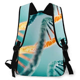 Casual Backpack,Concept Of Biochemistry With Dna Molecul,Business Daypack Schoolbag For Men Women Teen