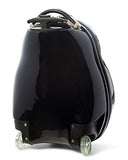 Timmari Kids 2 Piece Children Abs Hard Luggage Travel Trolley Case And Backpack (Chick)