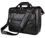 Crossbody Bag, Berchirly Genuine Leather Tote Briefcase Shoulder Laptop Bag