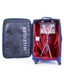 Tommy Hilfiger Winston Softside Expandable Spinner Luggage, Royal Blue, 20 Inch