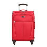 Skyway Luggage Mirage Superlight 20-Inch 4 Wheel Expandable Carry-On, Formula 1 Red, One Size