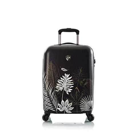 Heys America Oasis Fashion 21" Carry-on Spinner Luggage With TSA Lock (Black/Gold)
