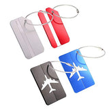 Luggage Tags, CY BAG Bag Tag Travel ID Labels Tag For Baggage Suitcases Bags, 4 Pack