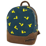 Loungefly x Pokemon Detective Pikachu Allover-Print Mini Backpack (One Size, Multicolored)