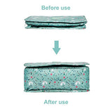 Vercord Hanging Toiletry Bag Portable Travel Organizers Cosmetics Makup Bag Case Shaving Kit, Green