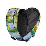 Stylish Mahi Fish Backpack- Lightweight School College Travel Bags, ChunBB 16" x 11.5" x 8"