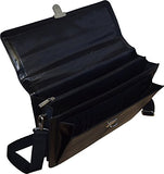 Kenneth Cole Reaction True Colors Genuine Leather Portfolio - Black