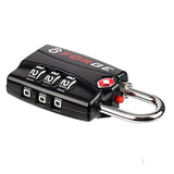 Forge TSA Locks 2 Pack - Open Alert Indicator, Alloy Body